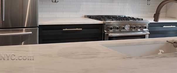 A NEW TREND IN KITCHEN COUNTERTOPS IN NYC IS WHITE MARBLE